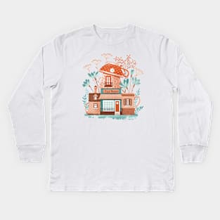 Tea house Kids Long Sleeve T-Shirt